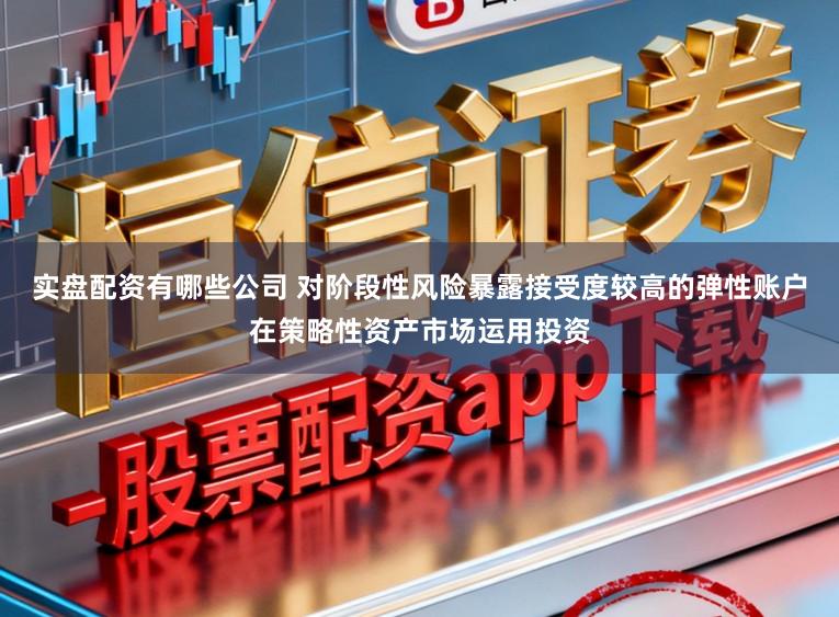 实盘配资有哪些公司 对阶段性风险暴露接受度较高的弹性账户在策略性资产市场运用投资